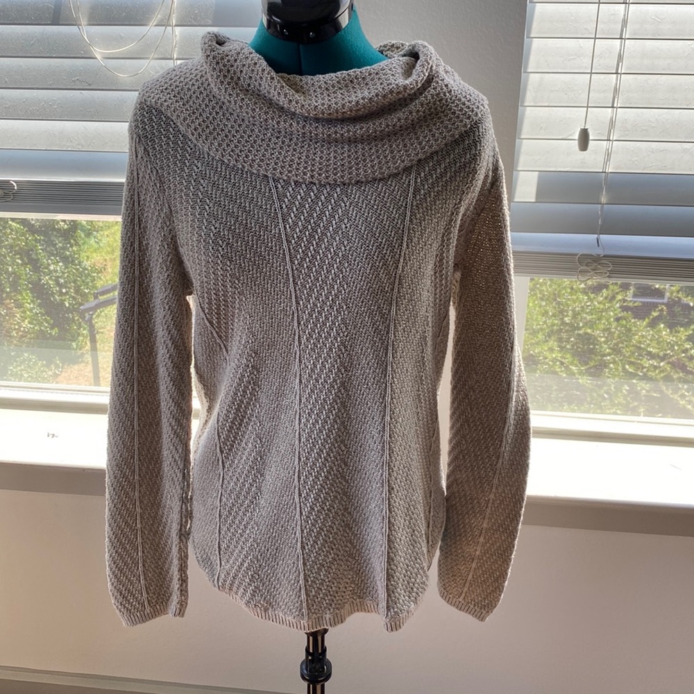 Eight eight eight long sleeve tan sweater